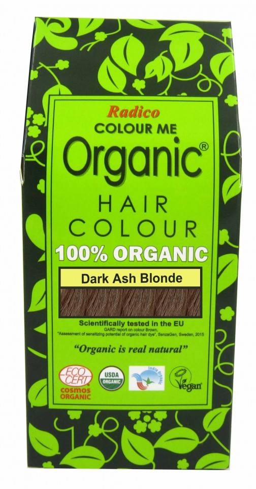 RADICO 100 Organic Hair Colour Powder 100g (Dark Ash Blonde)
